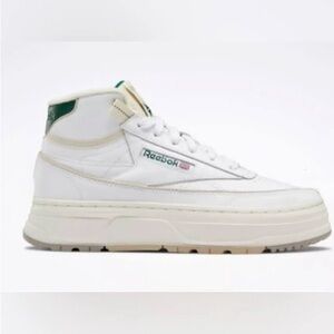 Reebok Womens Club C Geo Mid Shoes- Tennis SZ 8.5